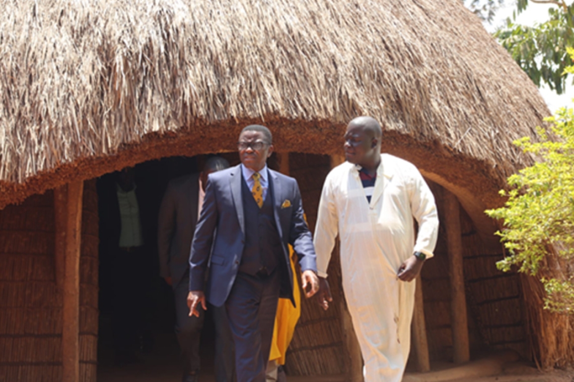 The Katikkiro visits Kasubi Royal Tombs